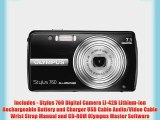 Olympus Stylus 760 7.1MP Digital Camera with Dual Image Stabilized 3x Optical Zoom (Black)