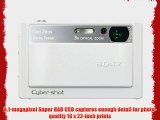 Sony Cybershot DSC-T20 8MP Digital Camera with 3x Optical Zoom and Super Steady Shot (White)