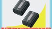 TWO NPFW50 Lithium Ion Replacement Batteries for Sony NEX-5N NEX-7 NEX-C3 Alpha Digital SLR