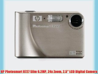 HP Photosmart R727 Slim 6.2MP 24x Zoom 2.5'' LCD Digital Camera