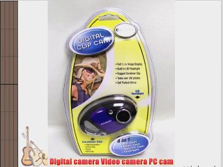 DC1130 Purple digital clip camera with built in LED flash light