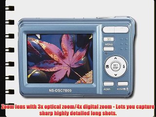 Insignia NS-DSC7B09 7MP Digital Camera BLUE