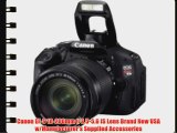 Canon EOS Rebel T3i 18 MP CMOS Digital SLR Camera w/ EF-S 18-55mm f/3.5-5.6 II IS Lens   Canon