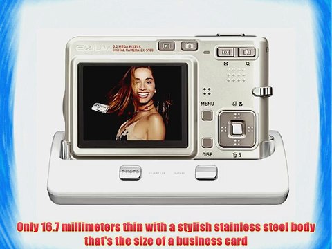 Casio Exilim EX-S100 3.2MP Digital Camera with 2.8x Optical Zoom