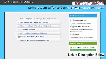 Flight Simulator X Serial (Instant Download)