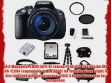 Canon EOS Rebel T5i with EF-S 18 135mm IS STM Lens and 32GB Deluxe Accessory Bundle
