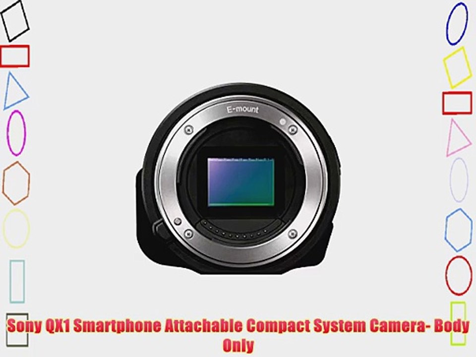 Sony QX1 Smartphone Attachable Compact System Camera- Body Only