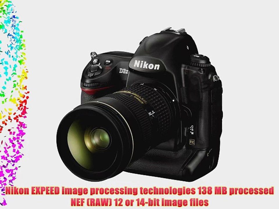 Nikon D3X 24.5MP FX CMOS Digital SLR with 3.0-Inch LCD (Body Only)