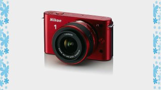 Nikon 1 J1  Digital Camera System with 10-30mm Lens (Red) (OLD MODEL)