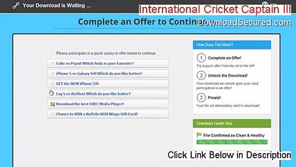 International Cricket Captain III Key Gen (Download Here)