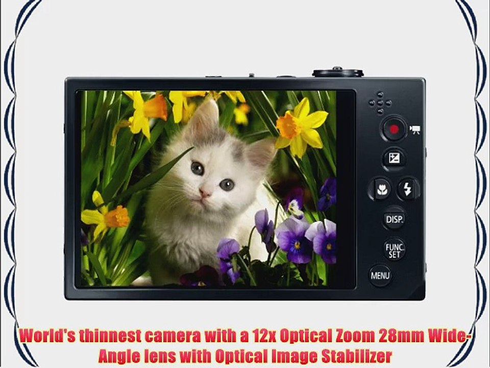 Canon PowerShot ELPH 520 HS 10.1 MP CMOS Digital Camera with 12x Optical Image Stabilized Zoom