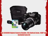 Fuji S9400W Digital Camera Bundle 50x Optical Zoom 16MP with Included Lens kit