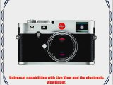 Leica 10771 M 24MP RangeFinder Camera with 3-Inch TFT LCD Screen - Body Only (Silver/Black)