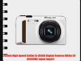 Casio High Speed Exilim Ex-ZR400 Digital Camera White EX-ZR400WE Japan Import