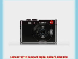 Leica C Typ112 Compact Digital Camera Dark Red