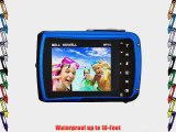 Bell Howell Splash WP10-BL 12.0 Megapixel Waterproof Digital Camera with 2.4-Inch LCD (Blue)