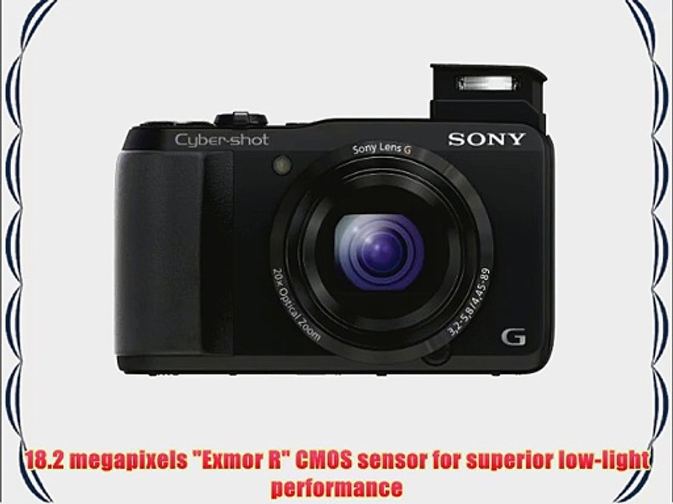 Sony Cyber-shot DSC-HX20V 18.2 MP Exmor R CMOS Digital Camera with 20x Optical Zoom and 3.0-inch