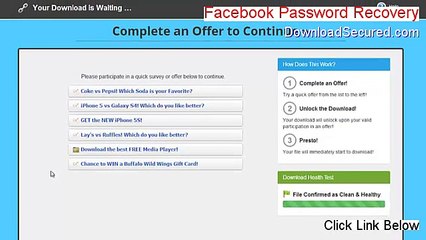 Facebook Password Recovery Serial - Download Here (2015)