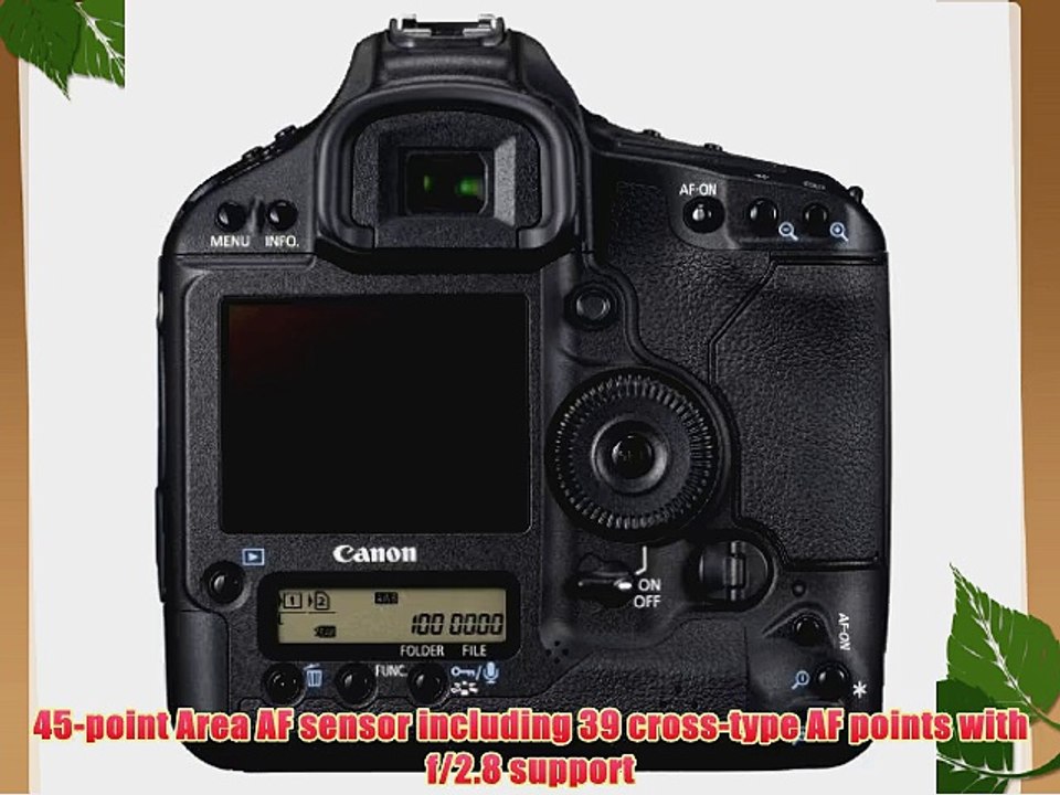 Canon EOS 1D Mark IV 16.1 MP CMOS Digital SLR Camera with 3-Inch LCD and 1080p HD Video (Body