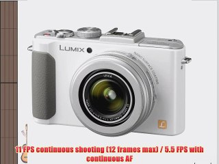 Panasonic LUMIX DMC-LX7W 10.1 MP Digital Camera with 7.5x Intelligent zoom and 3.0-inch LCD