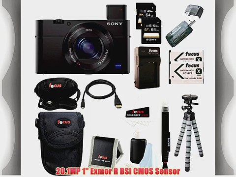 Sony DSC-RX100M III DSC-RX100M3 RX100M3 DSCRX100MIII RX100MIII Cyber-shot Digital Still Camera