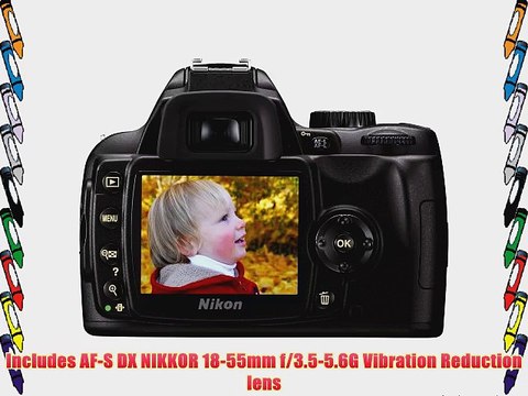 Nikon D60 DSLR Camera with 18-55mm f/3.5-5.6G AF-S Nikkor Zoom Lens
