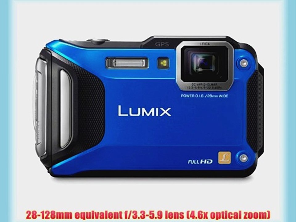 Panasonic Lumix DMC-TS5A 16.1 MP Tough Digital Camera with 9.3x Intelligent Zoom (Blue)