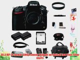 Nikon D810 FX-format Digital SLR Camera Body with 64GB Deluxe Accessory Kit  Two Rechargeable