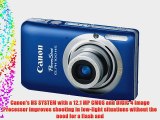 Canon PowerShot ELPH 100 HS 12.1 MP CMOS Digital Camera with 4X Optical Zoom (Blue)