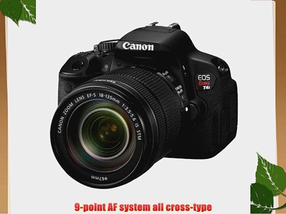 Canon EOS Rebel T4i 18.0 MP Digital SLR with 18-135mm EF-S IS STM Lens (OLD MODEL)