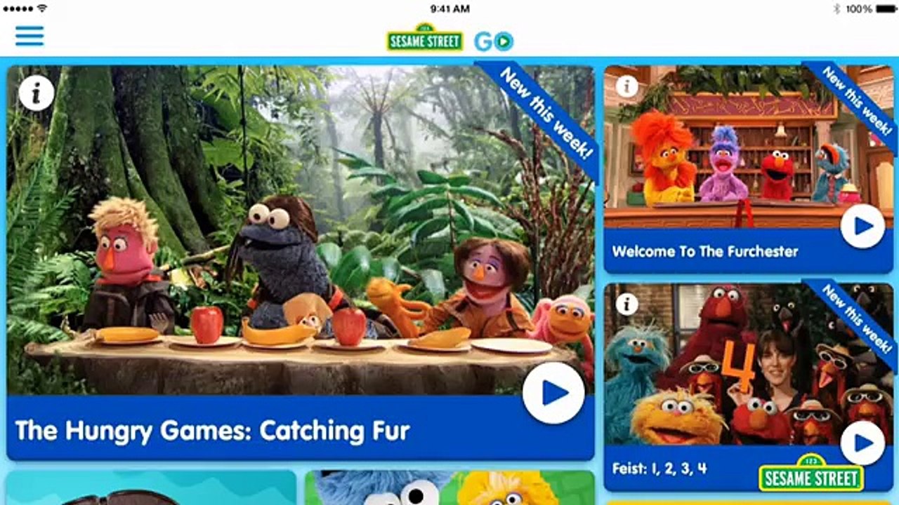 Sesame Street  Watch & Play with Sesame Street GO (App Preview)