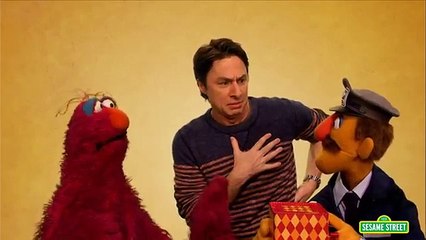 Sesame Street  Zach Braff and Telly are Anxious