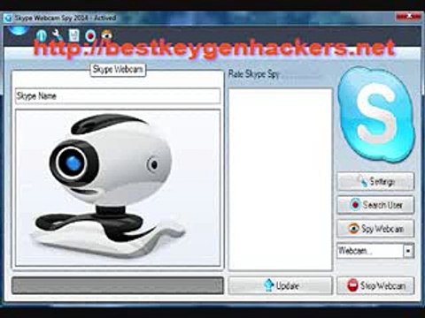 Skype Webcam Spy 2014 - nice way to hack any Skype user's webcam !