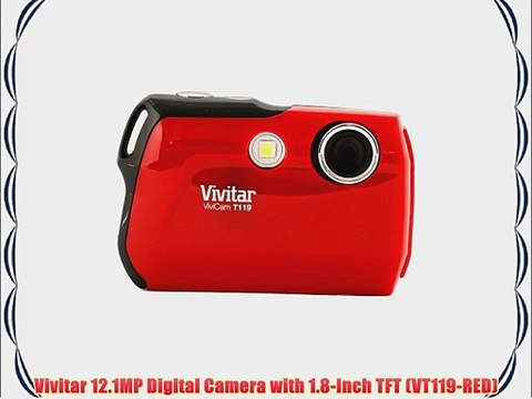 Vivitar 12.1MP Digital Camera with 1.8-Inch TFT (VT119-RED)