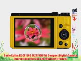 Casio Exilim EX-ZR1500 EXZR1500YW Compact Digital Camera International Version (No Warranty)(Yellow)