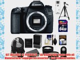 Canon EOS 70D Digital SLR Camera Body with 64GB Card   Battery