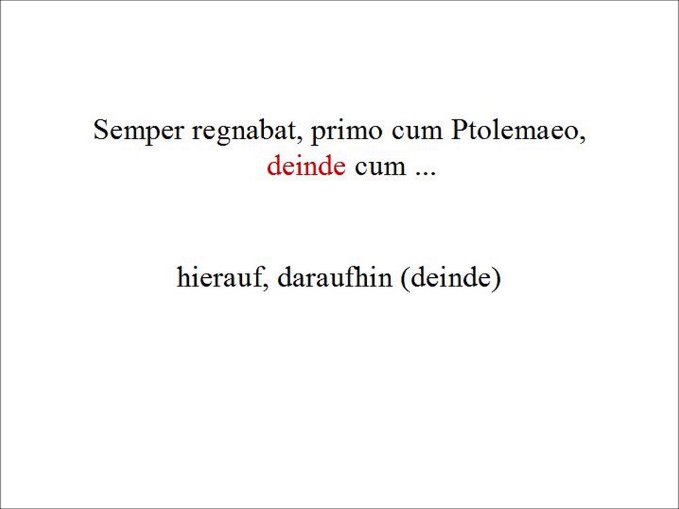 Lateinvokabeln II-K1a