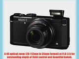 Pentax MX-1 12 MP Black Digital Camera with 4x Optical Image Stabilized Zoom and 3-Inch LCD