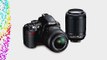 Nikon D3100 DSLR Camera with 18-55mm VR 55-200mm Zoom Lenses (Black) (Discontinued by Manufacturer)