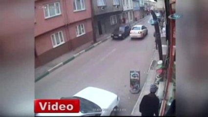 Tüp Hırsızı Kamerada