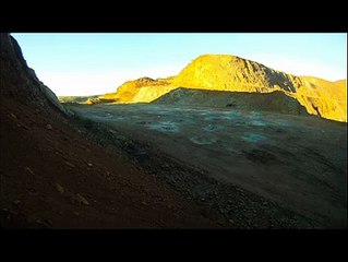 blasting close up and slow motion