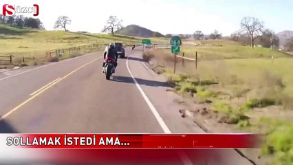 Hatalı sollama canından edecekti!