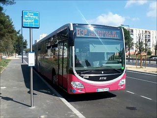 [Sound] Bus Mercedes-Benz Citaro G C2 €5 BHNS TGB n°2145 de la RTM - Marseille sur la ligne B3B