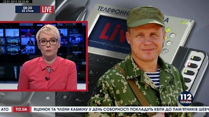 Андрій Волошин на каналі 112 - Ефір 22.01.2015