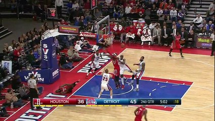 James Harden Injury - Rockets vs Pistons - January 31, 2015 - NBA Season 2014-15