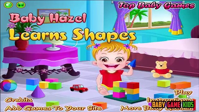 Baby Hazel Learns Shapes | cartoon game for kids
