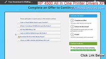 HP 4500 All In One Printer Drivers XP Crack (Instant Download 2015)