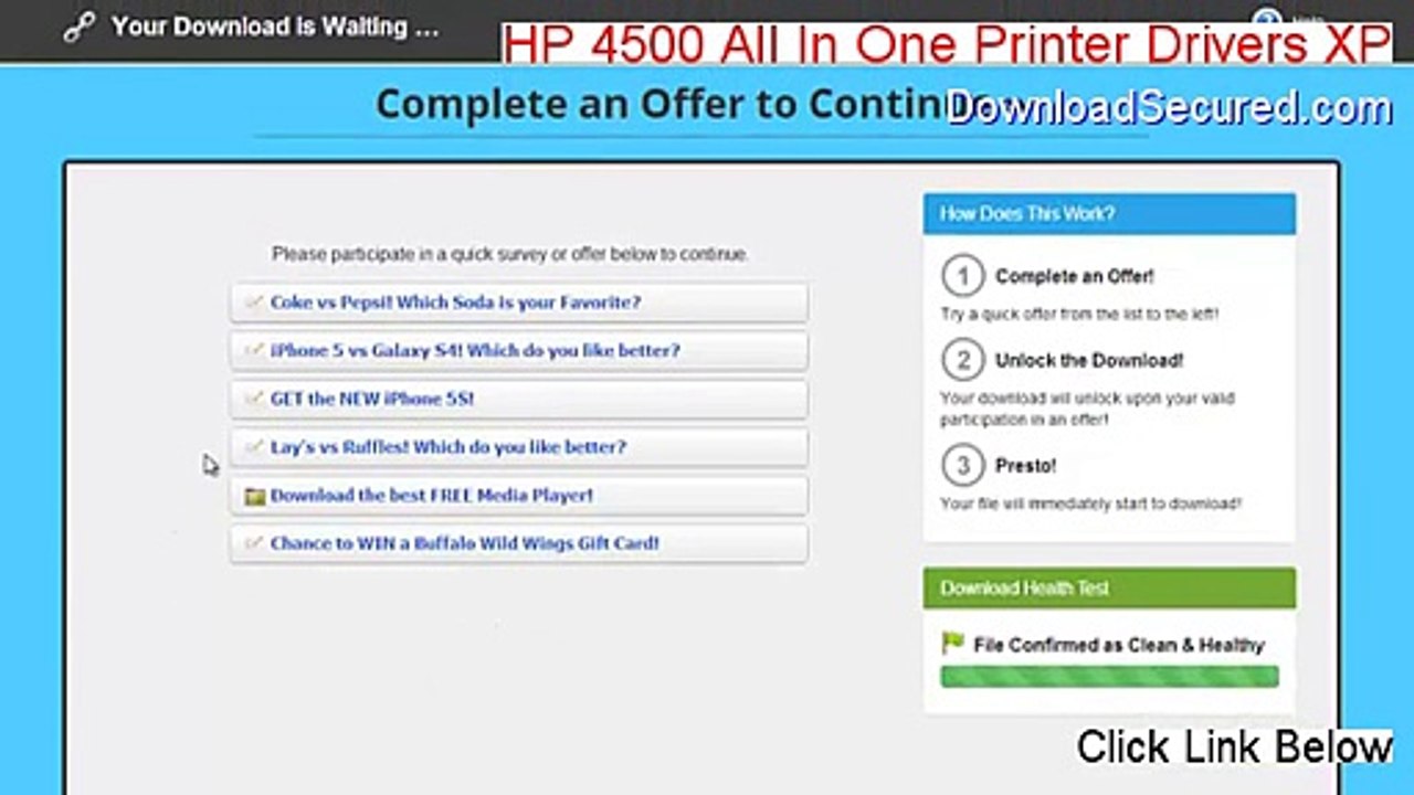 HP 4500 All In One Printer Drivers XP Crack (Instant Download 2015)