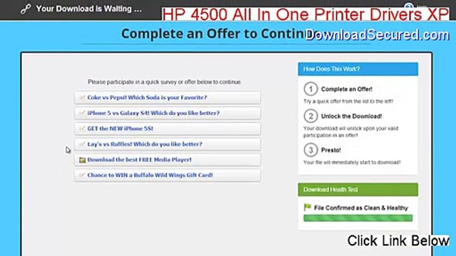 HP 4500 All In One Printer Drivers XP Crack (Instant Download 2015)