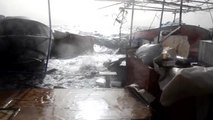 Kuvvetli Lodos Nedeniyle Balıkçı Tekneleri Battı